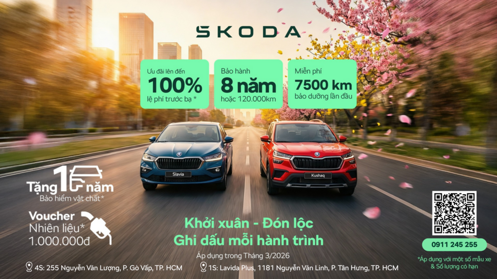 CTKM tháng 3 dành cho Skoda